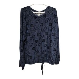 Harry Potter Navy Pajama Lounge Top Women’s XXL Drawstring